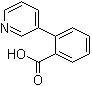 structure of CAS# 134363-45-4, 2-(3-吡啶基)苯甲酸