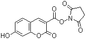 CAS # 134471-24-2, 7-Hydroxycoumarin-3-carboxylic acid N-succinimidyl ester
