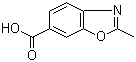 CAS 登录号：13452-14-7, 2-甲基-1,3-苯并恶唑-6-羧酸