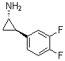 structure of CAS# 1345413-20-8, (1S,2R)-2-(3,4-二氟苯基)-环丙胺