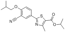 structure of CAS# 1346238-10-5, Febuxostat Isopropyl Ester