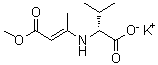 CAS # 134841-35-3, (R)-3-[(1-Carboxy-2-methylpropyl)amino]-2-butenoic acid monomethyl ester monopotassium salt, (R)-Valine Dane salt