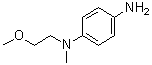 structure of CAS# 134923-62-9, N1-(2-甲氧基乙基)-N1-甲基-1,4-苯二胺