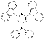 structure of CAS# 134984-37-5, 2,4,6-Tris(carbazolyl)-1,3,5-triazine