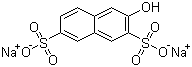 CAS # 135-51-3, Disodium 2-naphthol-3,6-disulfonate, 2-Naphthol-3,6-disulfonic acid disodium salt, 3-Hydroxy-2,7-naphthalenedisulfonic acid disodium salt