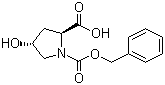 structure of CAS# 13504-85-3, Cbz-L-羟脯氨酸