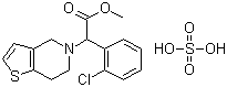 structure of CAS# 135046-48-9, (+/-)-硫酸氢氯吡格雷