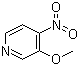 structure of CAS# 13505-07-2, 3-Methoxy-4-nitropyridine