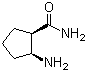 structure of CAS# 135053-11-1, 顺式-2-氨基-1-环戊烷甲酰胺