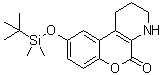 structure of CAS# 1350622-33-1, 9-[[(叔丁基)二甲基硅烷基]氧基]-1,2,3,4-四氢-5H-[1]苯并吡喃并[3,4-b]吡啶-5-酮