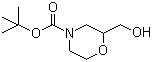 structure of CAS# 135065-69-9, 4-Boc-2-Hydroxymethylmorpholine