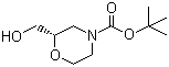 structure of CAS# 135065-71-3, (R)-N-Boc-2-羟甲基吗啉
