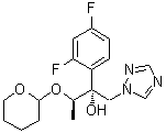 CAS # 135133-23-2, (alphaR)-alpha-(2,4-Difluorophenyl)-alpha-[(1R)-1-[(tetrahydro-2H-pyran-2-yl)oxy]ethyl]-1H-1,2,4-triazole-1-ethanol