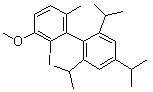 structure of CAS# 1351403-03-6, 2-碘-3-甲氧基-6-甲基-2',4',6'-三异丙基联苯