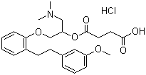 structure of CAS# 135159-51-2, Sarpogrelate hydrochloride