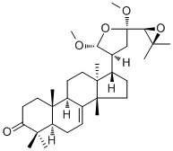 CAS # 1351617-74-7, (13alpha,14beta,17alpha,20S,21R,23R,24S)-24,25-Epoxy-23-hydroxy-23-methoxy-3-oxolanost-7-en-21-al cyclic 21,23-(methyl acetal)