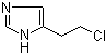 structure of CAS# 13518-55-3, 4-(2-Chloroethyl)imidazole