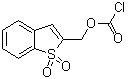 structure of CAS# 135204-19-2, 1,1-二氧代苯并[b]噻吩-2-基甲基氯甲酸酯