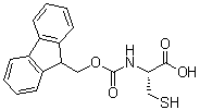 structure of CAS# 135248-89-4, N-(9-芴基甲氧羰基)-L-半胱氨酸
