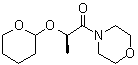 structure of CAS# 135270-08-5, 4-[(2R)-1-氧代-2-[(四氢-2H-吡喃-2-基)氧基]丙基]吗啉