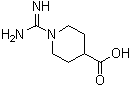 structure of CAS# 135322-16-6, 1-(氨基亚胺甲基)-4-哌啶羧酸
