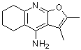 CAS # 135465-70-2, 5,6,7,8-Tetrahydro-2,3-dimethylfuro[2,3-b]quinolin-4-amine
