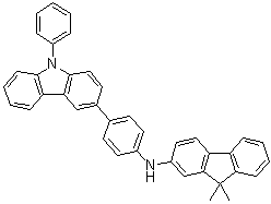 CAS # 1354653-33-0, 9,9-Dimethyl-N-[4-(9-phenyl-9H-carbazol-3-yl)phenyl]-9H-fluoren-2-amine