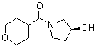 structure of CAS# 1354691-47-6, [(3S)-3-羟基-1-吡咯烷基](四氢-2H-吡喃-4-基)甲酮