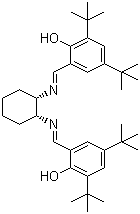 structure of CAS# 135616-36-3, (S,S)-(+)-N,N'-Bis(3,5-di-tert-butylsalicylidene)-1,2-cyclohexanediamine