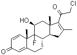 CAS # 1356190-17-4, (11beta)-21-Chloro-9-fluoro-11-hydroxy-16-methylpregna-1,4,16-triene-3,20-dione