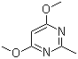 structure of CAS# 13566-48-8, 4,6-二甲氧基-2-甲基嘧啶
