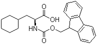 structure of CAS# 135673-97-1, Fmoc-3-cyclohexyl-L-alanine