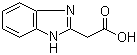 structure of CAS# 13570-08-6, 1H-Benzimidazole-2-acetic acid