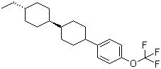structure of CAS# 135734-59-7, 4-[反式-4-(反式-4-乙基环己基)环己基]-1-三氟甲氧基苯
