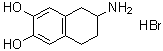 structure of CAS# 13575-86-5, 6-氨基-5,6,7,8-四氢-2,3-萘二酚氢溴酸盐