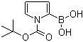 structure of CAS# 135884-31-0, 1-Boc-吡咯-2-硼酸