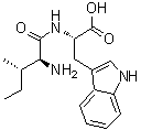 structure of CAS# 13589-06-5, N-L-异亮氨酰-L-色氨酸