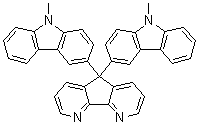 CAS # 1359755-87-5, 5,5-Bis(9-methyl-9H-carbazol-3-yl)-5H-cyclopenta[2,1-b:3,4-b']dipyridine