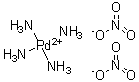 structure of CAS# 13601-08-6, Tetraamminepalladium dinitrate
