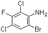 structure of CAS# 1360438-57-8, 6-溴-2,4-二氯-3-氟苯胺