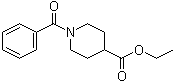 structure of CAS# 136081-74-8, 1-苯甲酰基-4-哌啶羧酸乙酯