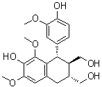 CAS # 136082-41-2, (+)-8-Methoxyisolariciresinol, (1S,2R,3R)-1,2,3,4-Tetrahydro-7-hydroxy-1-(4-hydroxy-3-methoxyphenyl)-6,8-dimethoxy-2,3-naphthalenedimethanol