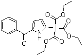 CAS # 136116-84-2, (5-Benzoyl-1H-pyrrol-2-yl)methanetricarboxylic acid triethyl ester