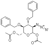 CAS # 136172-58-2, 2-Azido-2-deoxy-3,4-bis-O-(phenylmethyl)-D-glucopyranose 1,6-diacetate