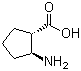 structure of CAS# 136315-77-0, (1R,2R)-(-)-2-氨基-1-环戊烷羧酸