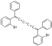 CAS # 13632-32-1, 1,6-Bis(o-bromophenyl)-1,6-diphenylhexapentaene