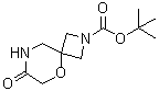 structure of CAS# 1363381-20-7, 7-氧代-5-氧杂-2,8-二氮杂螺[3.5]壬烷-2-羧酸叔丁酯