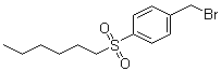 CAS 登录号：136528-93-3, 1-(溴甲基)-4-(己基磺酰基)苯