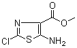 structure of CAS# 136538-94-8, 5-氨基-2-氯-4-噻唑羧酸甲酯