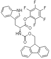 N-[(9H-Fluoren-9-ylmethoxy)carbonyl]-D-tryptophan pentafluorophenyl ester molecular structure (CAS 136554-94-4)